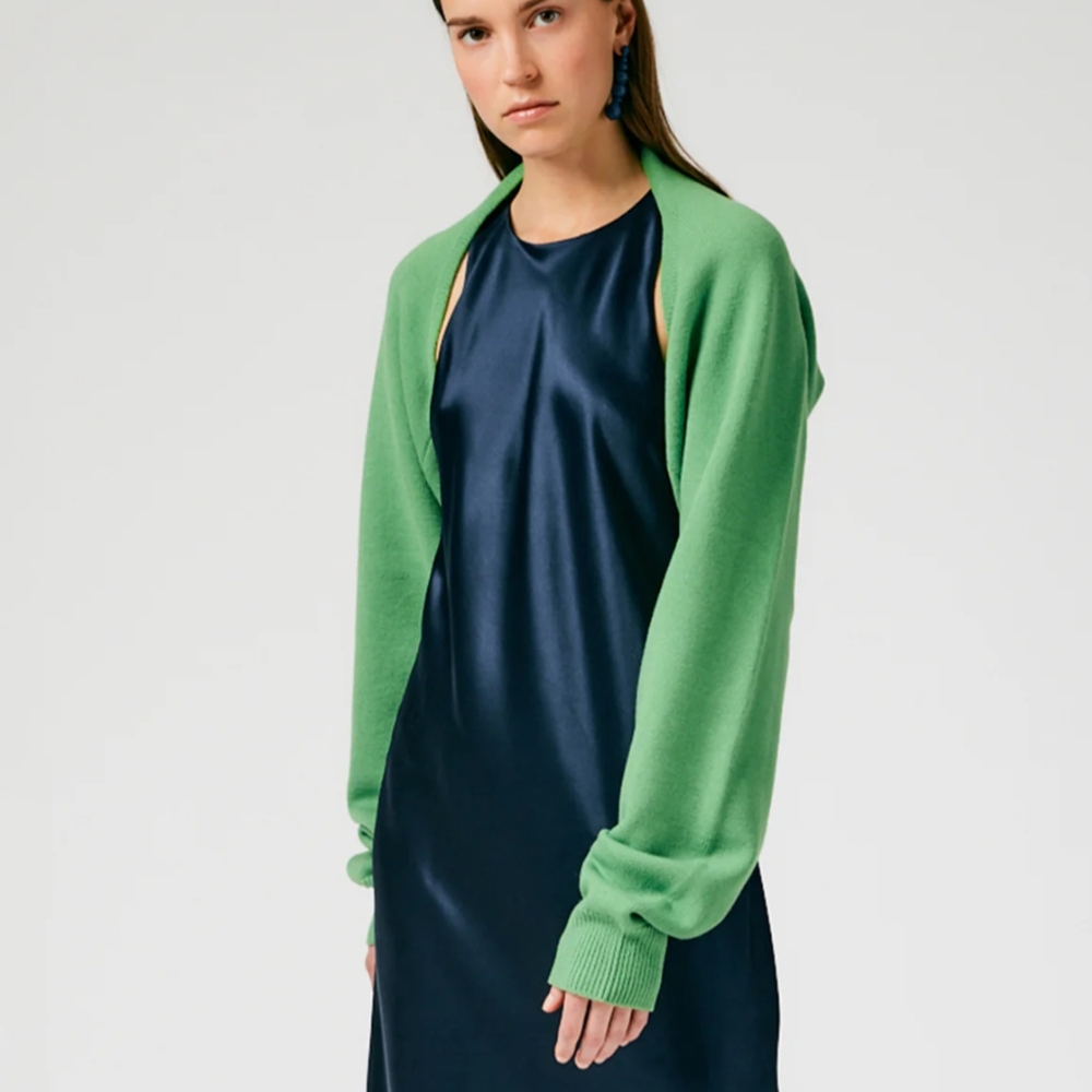 Tibi Airy Extrafine Wool Shrug